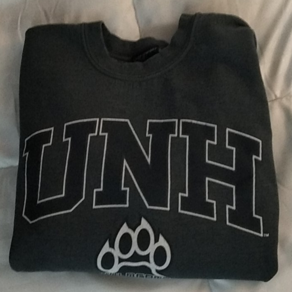 College sweatshirt